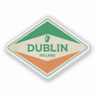 Dublin Irland Vintag Aufkleber