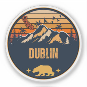 Dublin, Kalifornien Aufkleber