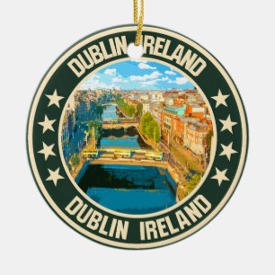 Dublin Keramik Ornament