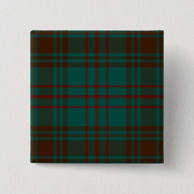 Dublin Landkreis Irish Tartan Button (Vorderseite)