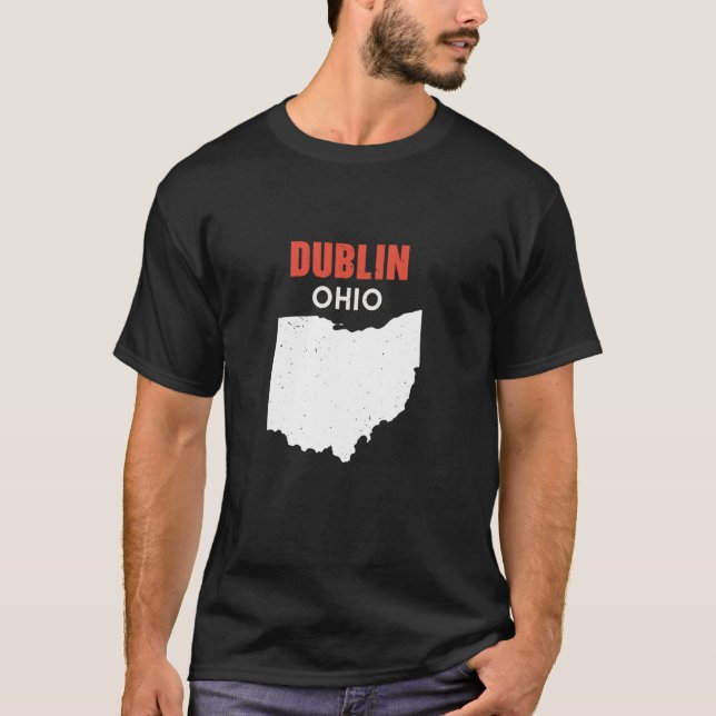 DUBLIN Ohio USA Staat America Travel Ohioan T-Shirt (Vorderseite)