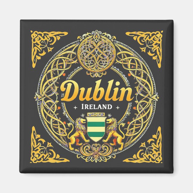 Dublin Republik Irland Magnet (Vorne)