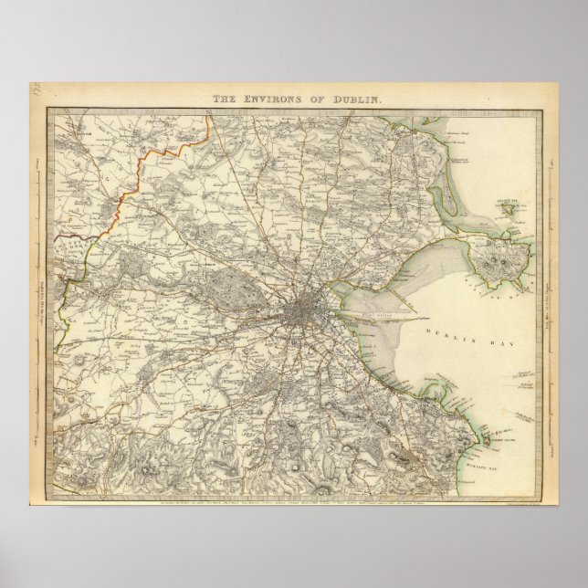 Dublin-Umgebung Poster (Vorne)
