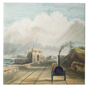 Dublin- und Kingstown-Eisenbahn: Vom Steg Fliese