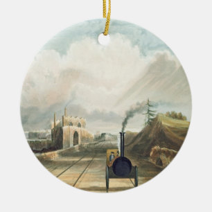 Dublin- und Kingstown-Eisenbahn: Vom Steg Keramik Ornament