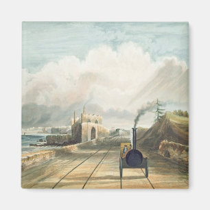 Dublin- und Kingstown-Eisenbahn: Vom Steg Magnet