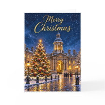 Dublin Weihnachtsabend mit Schnee