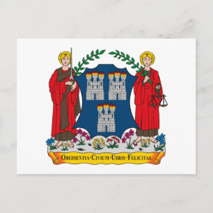 Dubliner Wappen Postkarte