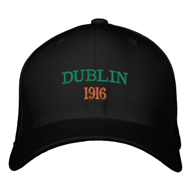 Dublinqualitäts-Wolle-Baseballmütze 1916 Bestickte Kappe (Vorderseite)