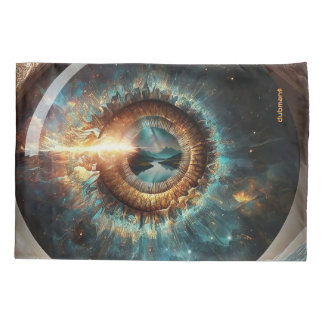 Dubman Designs: Auge Gottes, Fluss der Hoffnung Kissenbezug