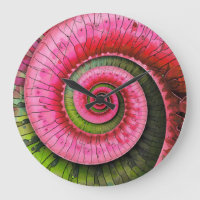 Dubman Designs: Leuchtendes Pink und Grün Fibonacc