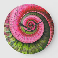 Dubman Designs: Leuchtendes Pink und Grün Fibonacc