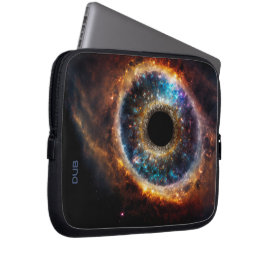 Dubman Designs: Universales Auge, Himmelsgalaxie Laptopschutzhülle
