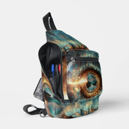 Dubman Does Design: Eye of God, River of Hope Crossbody Bag