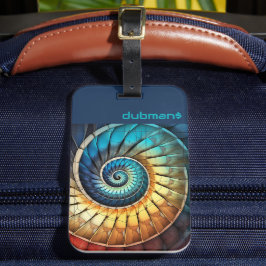 Dubman Does Design: Glowing Fibonacci Spectrum Gepäckanhänger