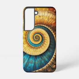 Dubman Does Design: Glowing Fibonacci Spiral Art Samsung Galaxy Hülle