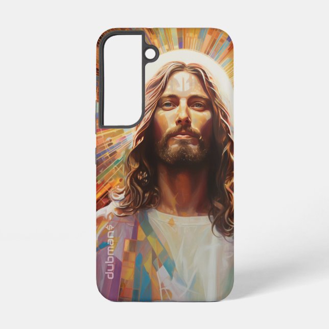 Dubman Does Design: Glowing Fibonacci Spiral Art Samsung Galaxy Hülle (Rückseite)