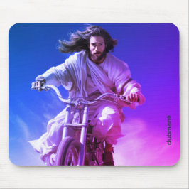 Dubman Does Design: Jesus on Wheels, Heaven sent Mousepad
