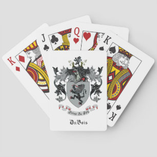 DuBois Familienwappen Playing Cards Spielkarten