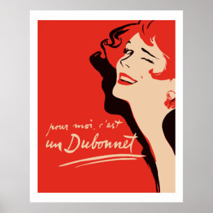 Dubonnet (Vintage französische Anzeigen) Poster
