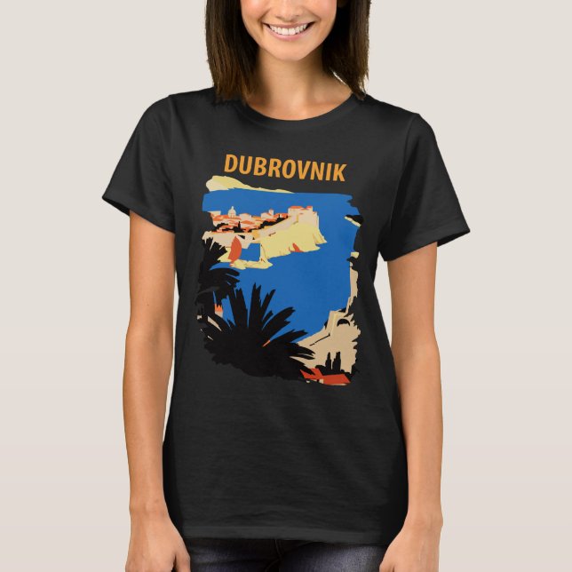 Dubrovnik, alte Festung T-Shirt (Vorderseite)