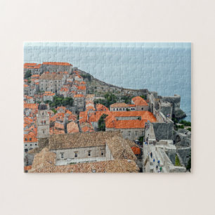 Dubrovnik Altstadt - Dächer und Mauern - Kroatien Puzzle