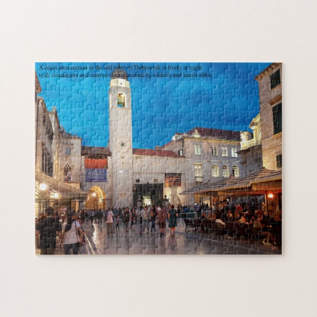 Dubrovnik Altstadt Kroatien Puzzle (Horizontal)