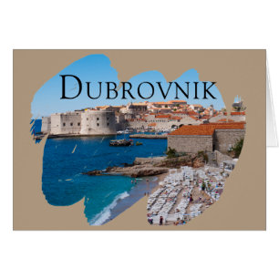 Dubrovnik: Aussicht auf Strand und Altstadt
