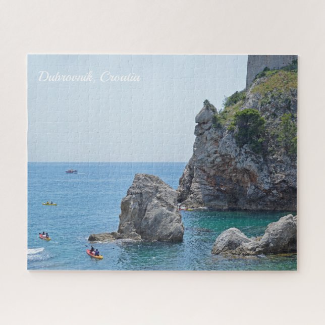 Dubrovnik Croatia Rocks Holiday Puzzle (Horizontal)