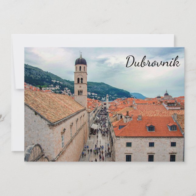 Dubrovnik Hauptstraße, Kroatien (Vorderseite)