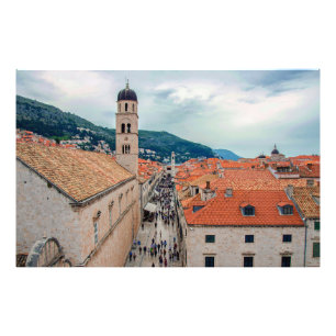 Dubrovnik Hauptstraße, Kroatien Fotodruck