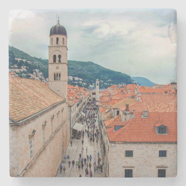 Dubrovnik Hauptstraße, Kroatien Steinuntersetzer (Vorderseite)