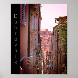 Dubrovnik Inside the Old City Walls III Poster