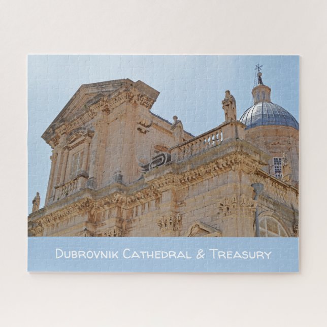 Dubrovnik Kathedrale und Finanzministerium Puzzle (Horizontal)