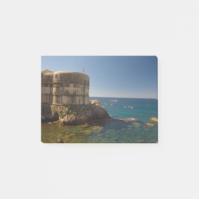 Dubrovnik, Kroatien Fort Bokar. Post-it Klebezettel (Vorderseite)
