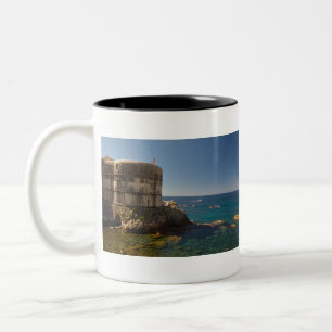 Dubrovnik, Kroatien Fort Bokar. Zweifarbige Tasse