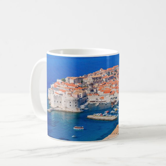 Dubrovnik, Kroatien Kaffeetasse (Vorderseite Links)