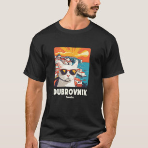 Dubrovnik Kroatien Katze Dubrovnik T-Shirt