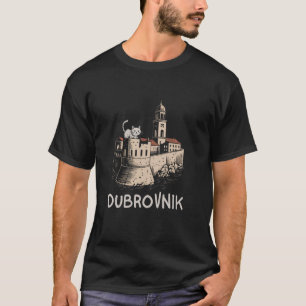 Dubrovnik Kroatien Katze Dubrovnik T-Shirt