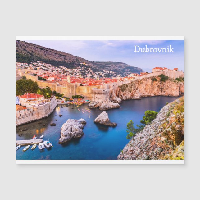 Dubrovnik Kroatien Magnetkarte (Vorderseite)