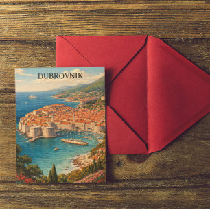 Dubrovnik, Kroatien – Perle der Adria Reise Postkarte