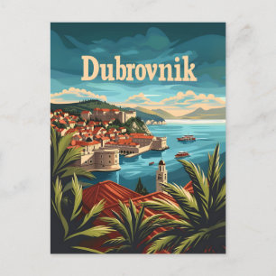 Dubrovnik Kroatien Postkarte