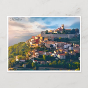 Dubrovnik Kroatien Reise Kunst Vintage geteilt  Postkarte