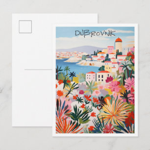 Dubrovnik Kroatien Reise Postkarte