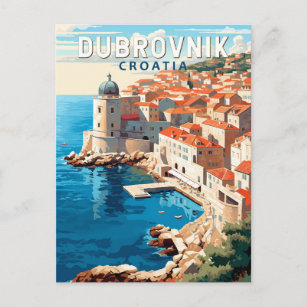 Dubrovnik Kroatien Reisen Kunst, Dichtung und Musi Postkarte