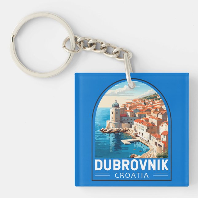 Dubrovnik Kroatien Reisen Kunst, Dichtung und Musi Schlüsselanhänger (Vorderseite)