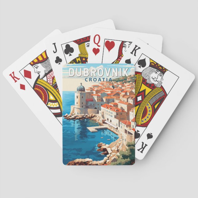 Dubrovnik Kroatien Reisen Kunst, Dichtung und Musi Spielkarten