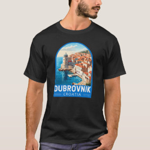 Dubrovnik Kroatien Reisen Kunst, Dichtung und Musi T-Shirt