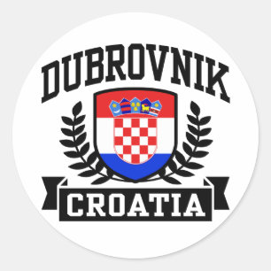 Dubrovnik Kroatien Runder Aufkleber