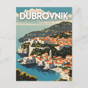 Dubrovnik Nostalgic Postkarte